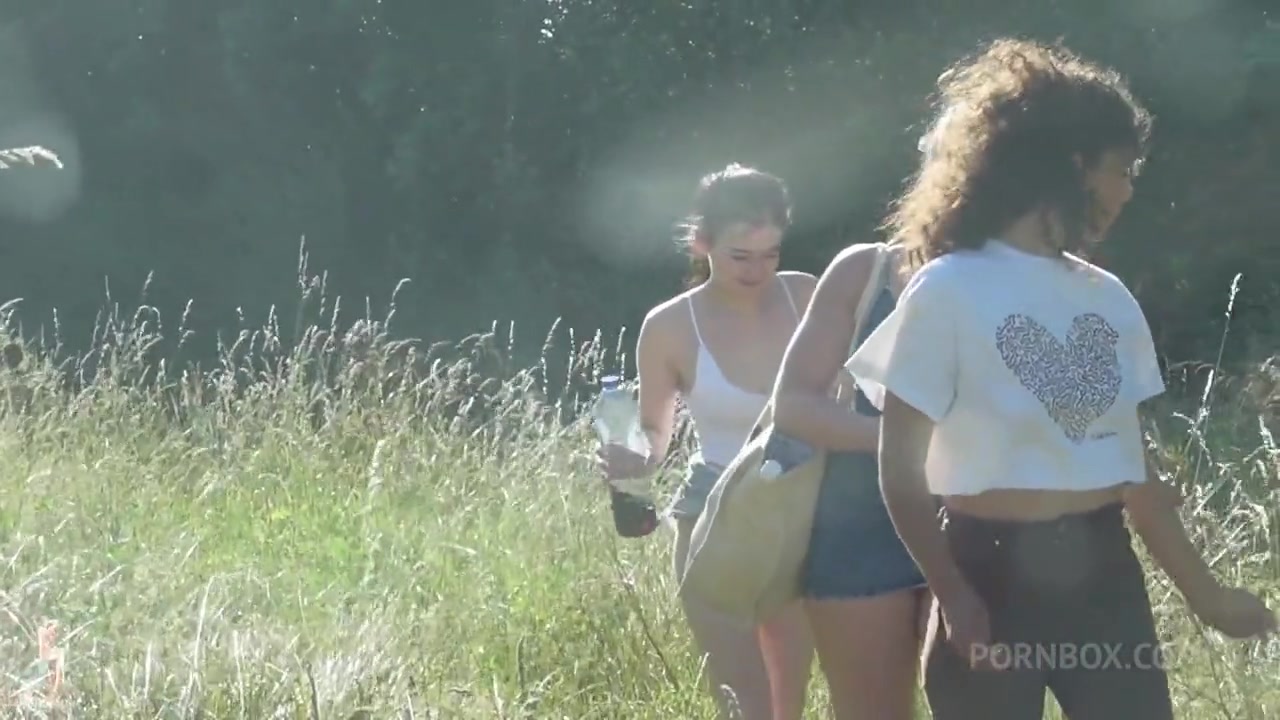 Three girls do strange things on the lake; fisting party - AnalVids