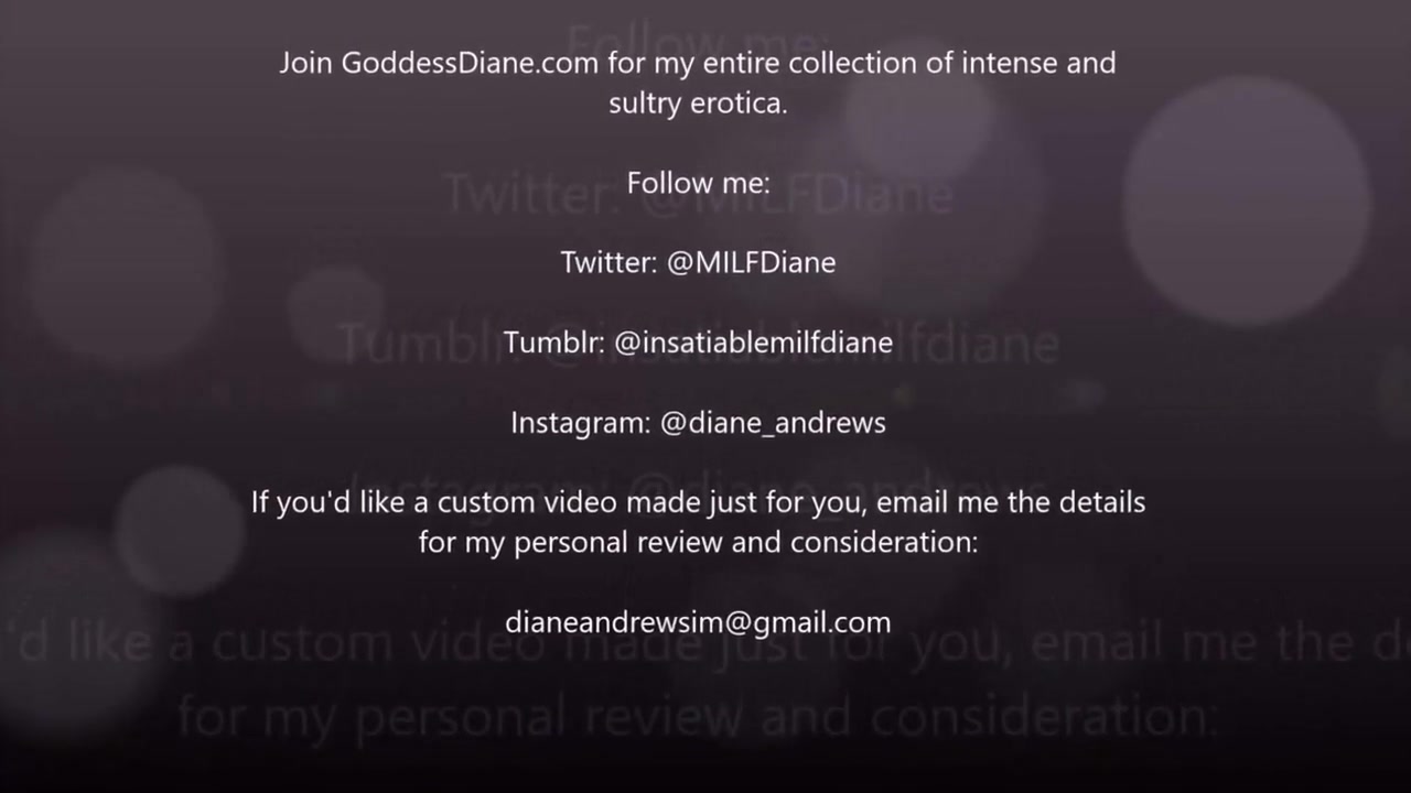 Time To Relax By Diane Andrews Mesmerize Milf Pov Sex Relaxing Intimate