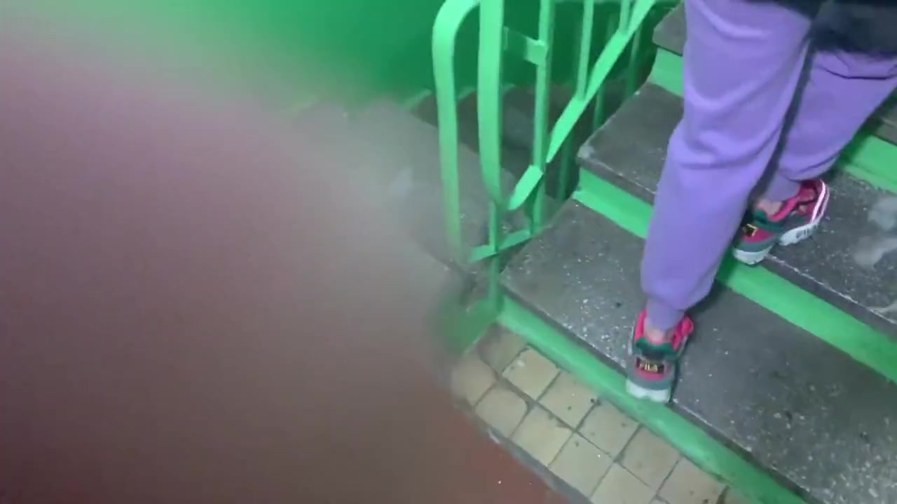 We Had To Have Fun In The Stairwell Since Our Parents Were At Home.public Blowjob From Stepsister