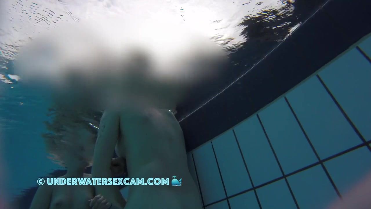 These Hot Lesbian Girls Make All The Men In The Sauna Pool Horny
