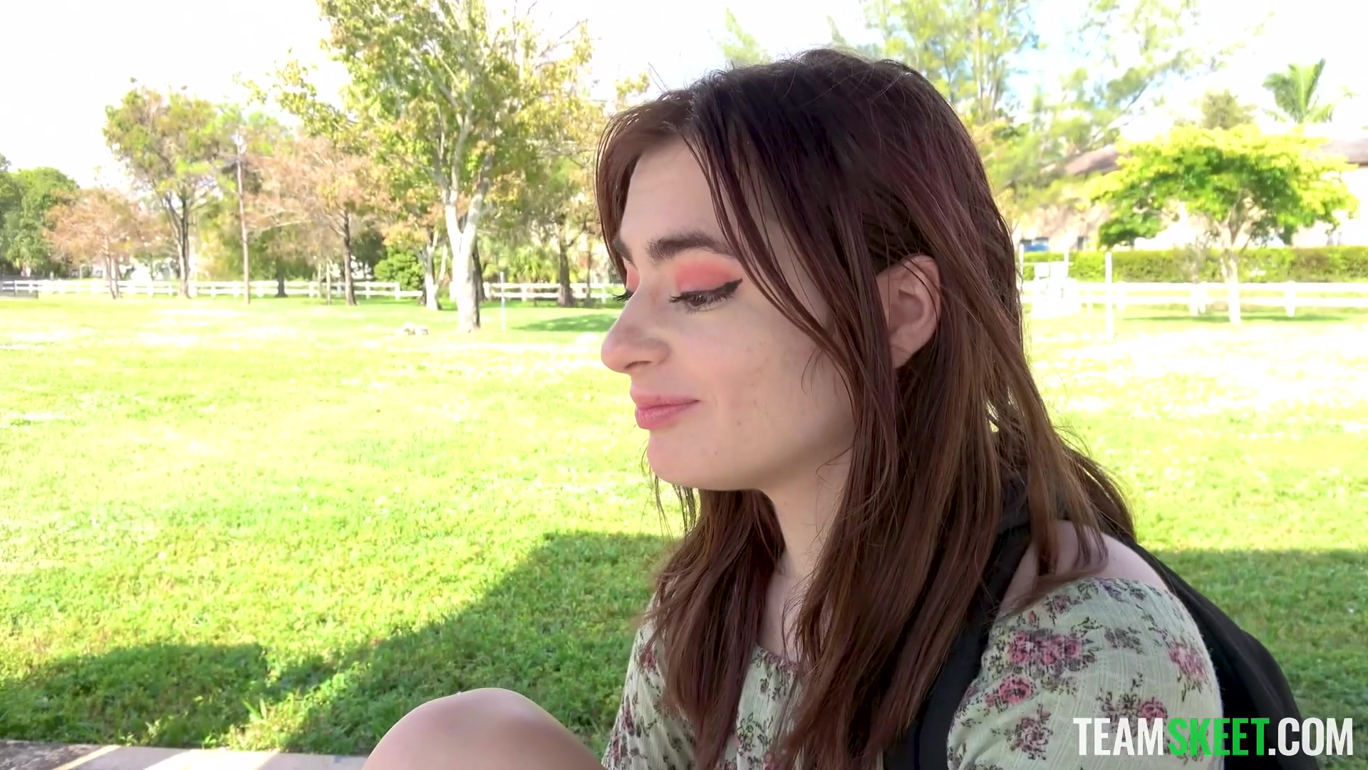 Shy Girl At The Park