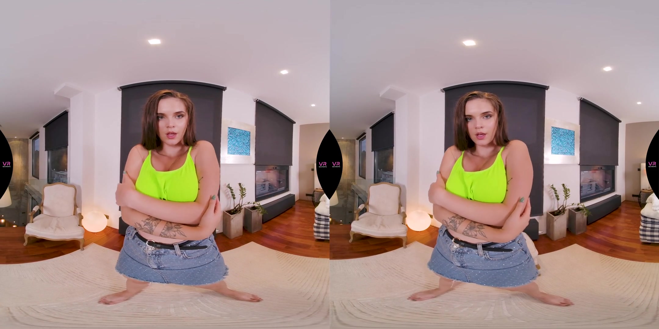 Sexy Taylee Plays Around The Room