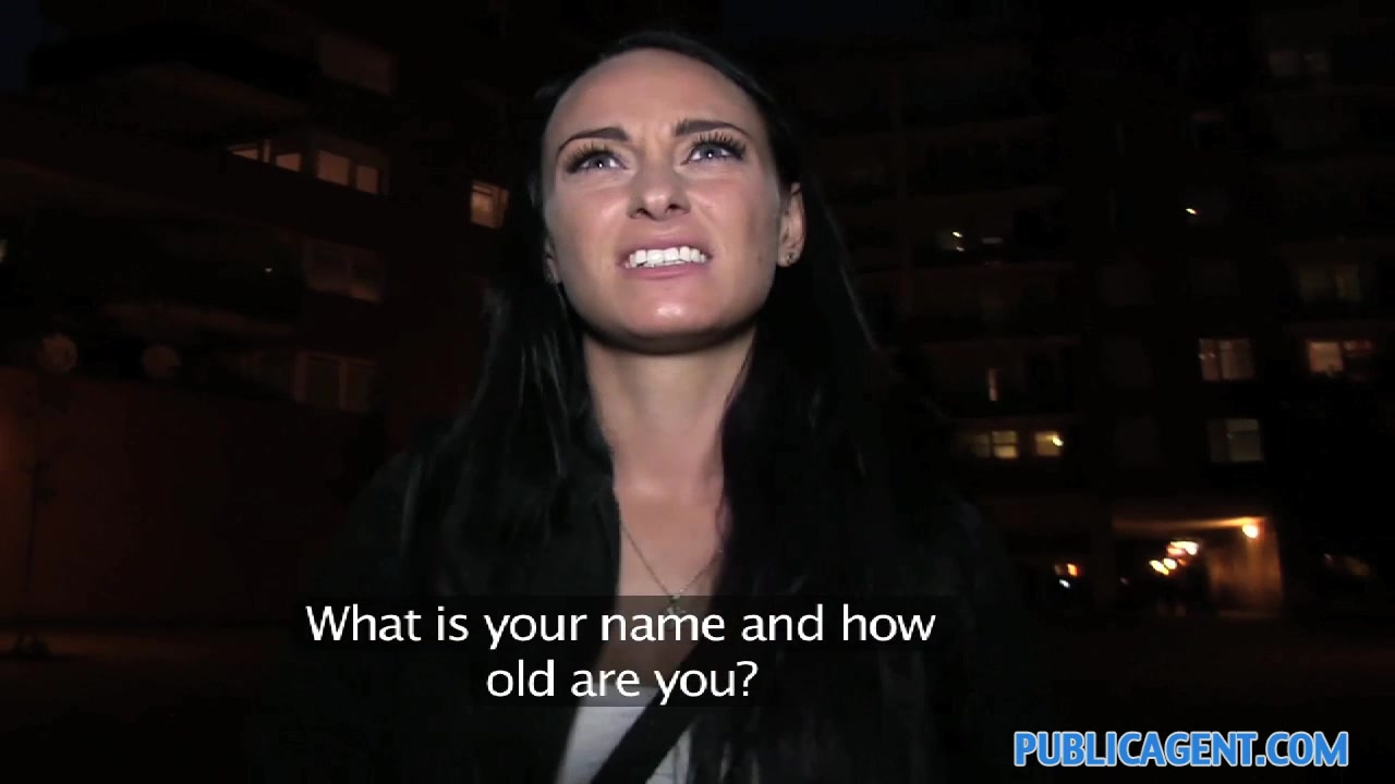 PublicAgent: Dark haired stunner fucks for free phone