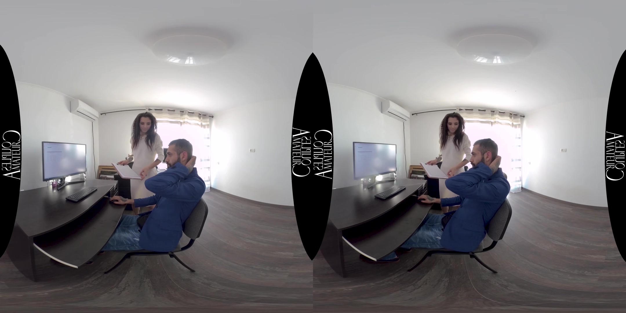Sex Day At The Office - AmateurCouplesVR