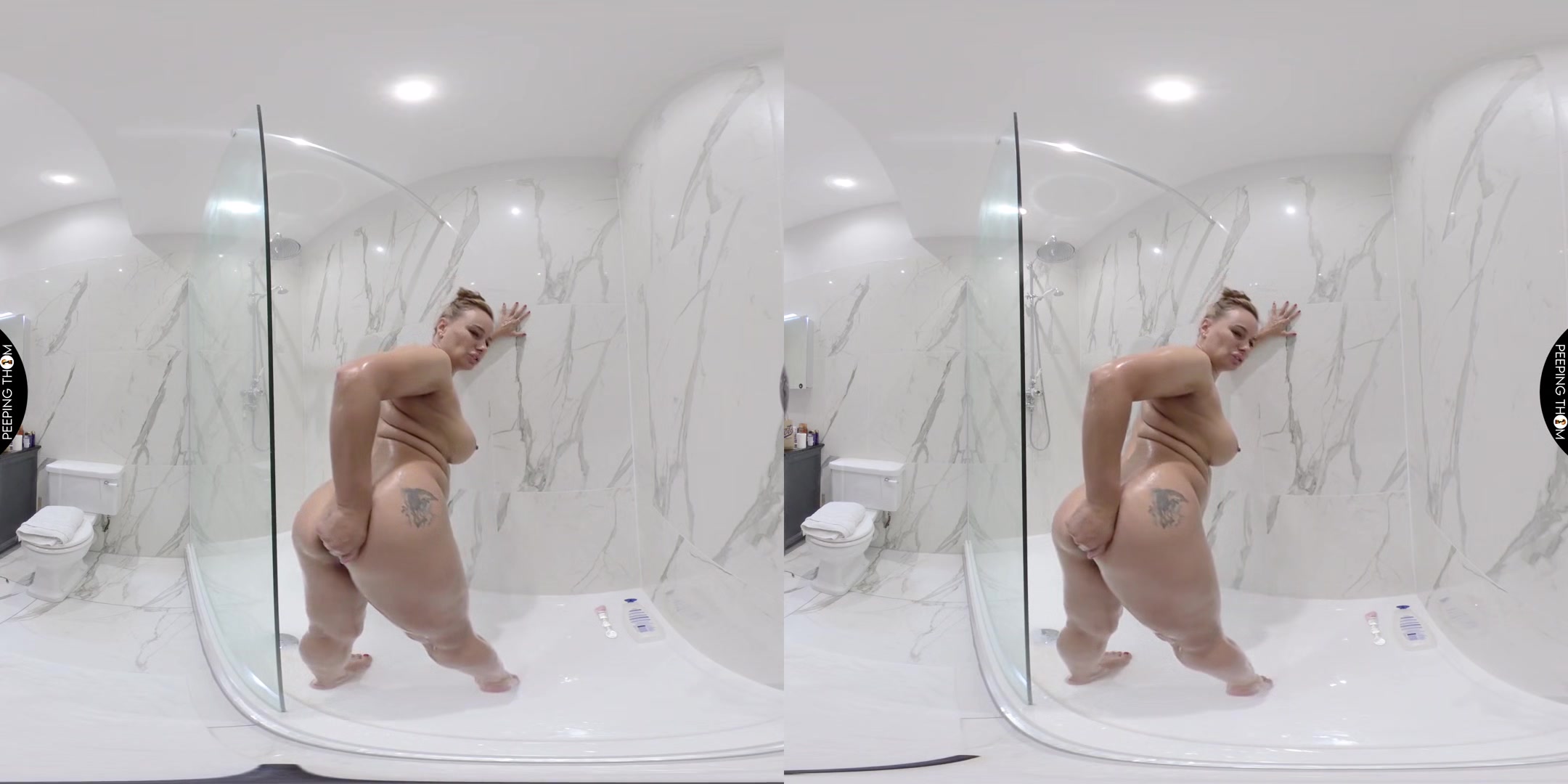 Shower Play; Big Tits Amateur Solo - SexLikeReal
