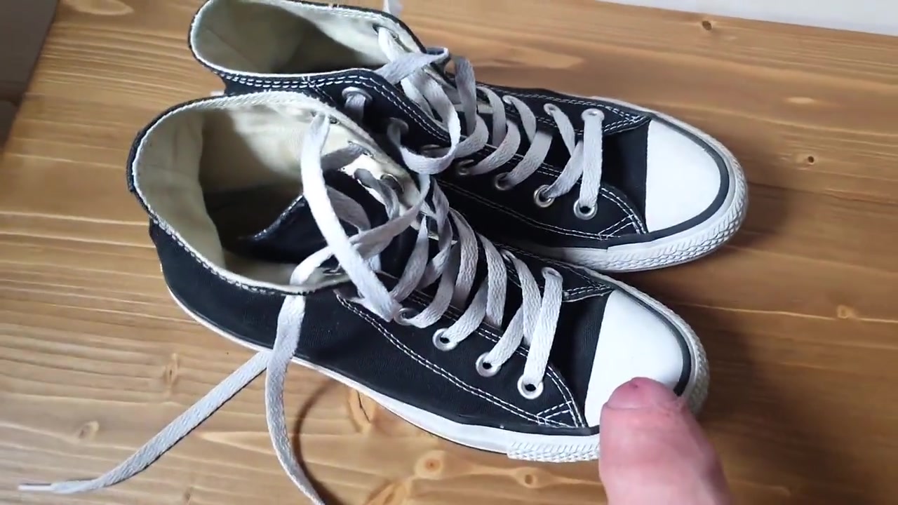 Cumming On Her Small Sexy Converse