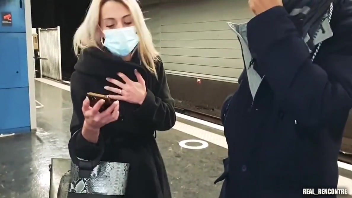 Megane Lopez - Is Cheating With A Stranger At The Train Station