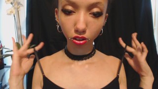 Pink Lipstick Teasing and Drooling Everywhere