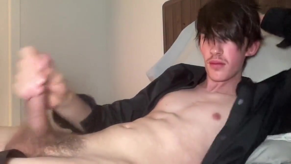 Young Professor Jerking His Dick
