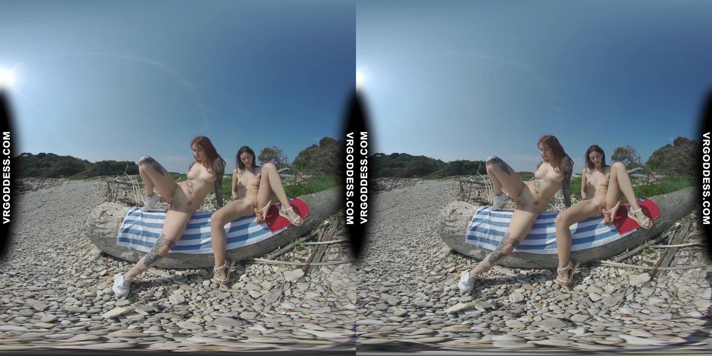 Cheri And Rebeka Ruby Masturbating Outdoors On Deserted Adriatic Island Tribal Nude Beach Girls