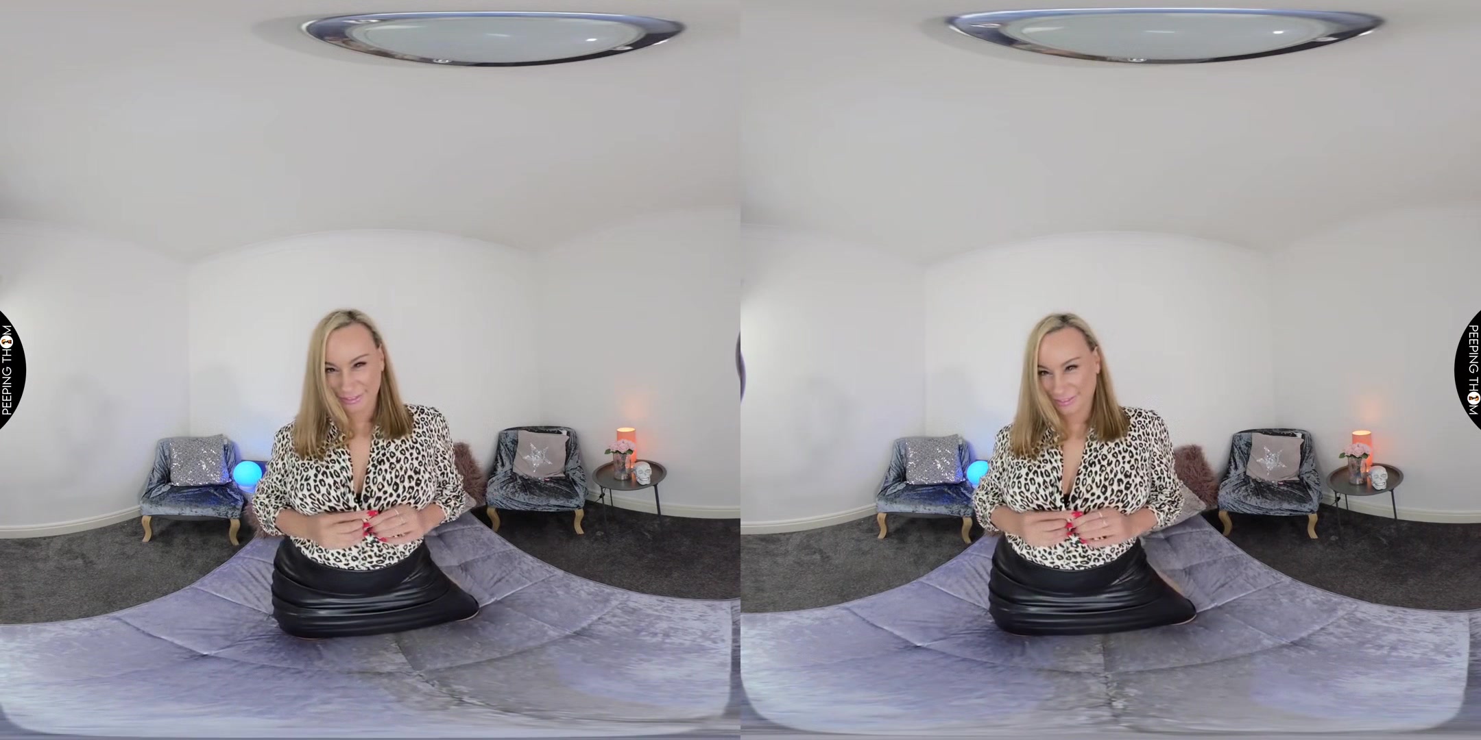 Watch Me Play - Solo Blonde with Glass Dildo - SexLikeReal