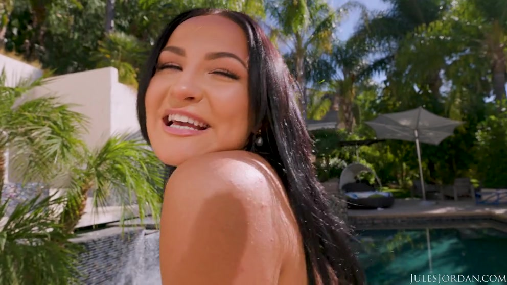 18 Year Old, Big Booty, And Thick Mila Monet Makes Her Debut - Exclusive Scene - JulesJordan