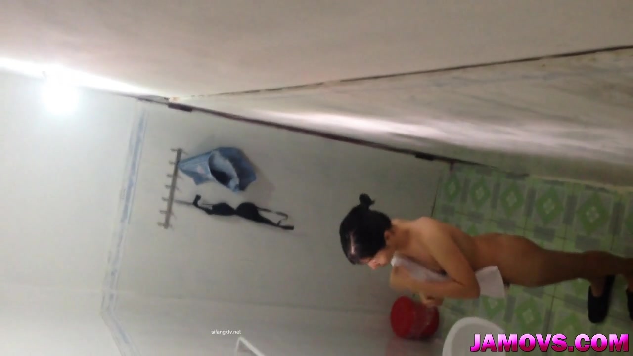 in shower