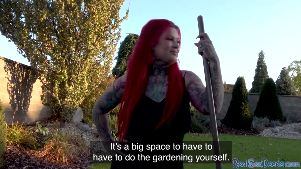 Redhead POV busty babe fucked outdoor ***after casting