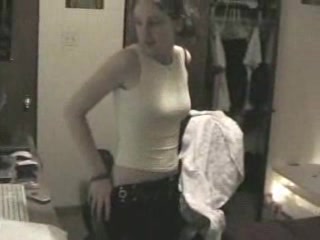 White slut stripping and sucking a huge black dick