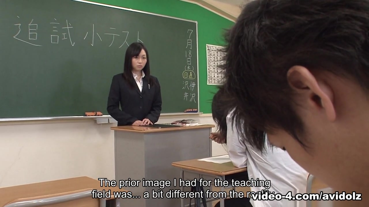 Nozomi Hazuki in Nozomi Hazuki is a smoking hot teacher every guy likes a lot - AviDolz