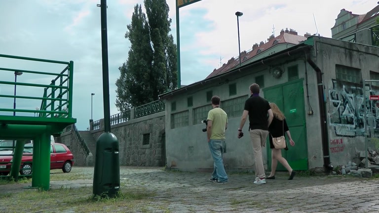 Public nudity and sex session with hot blonde