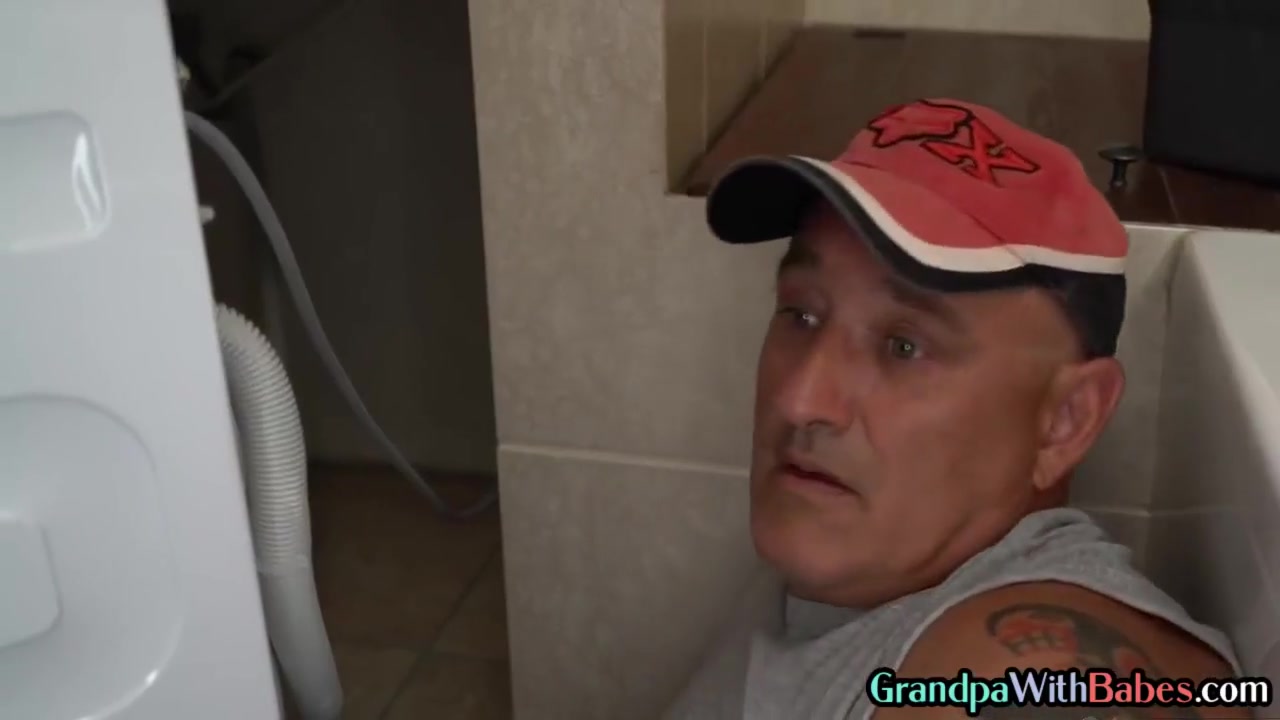 Old Grandpa Penetrates 21yo Bitch From Behind In Sha