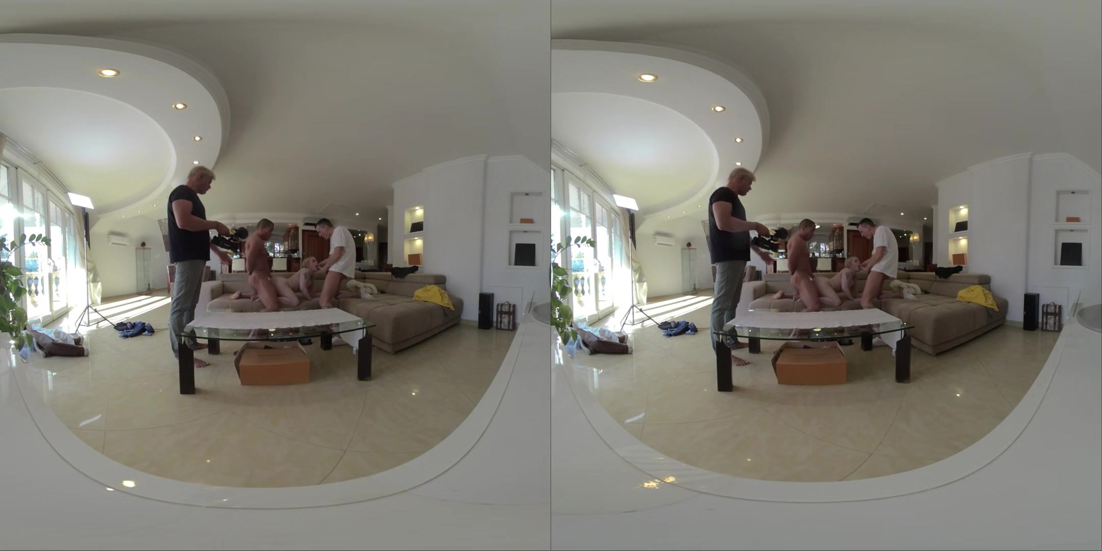 Vr Video Part Two - Tiny Spinner Trades Sports Gang For A Hardcore Gangbang