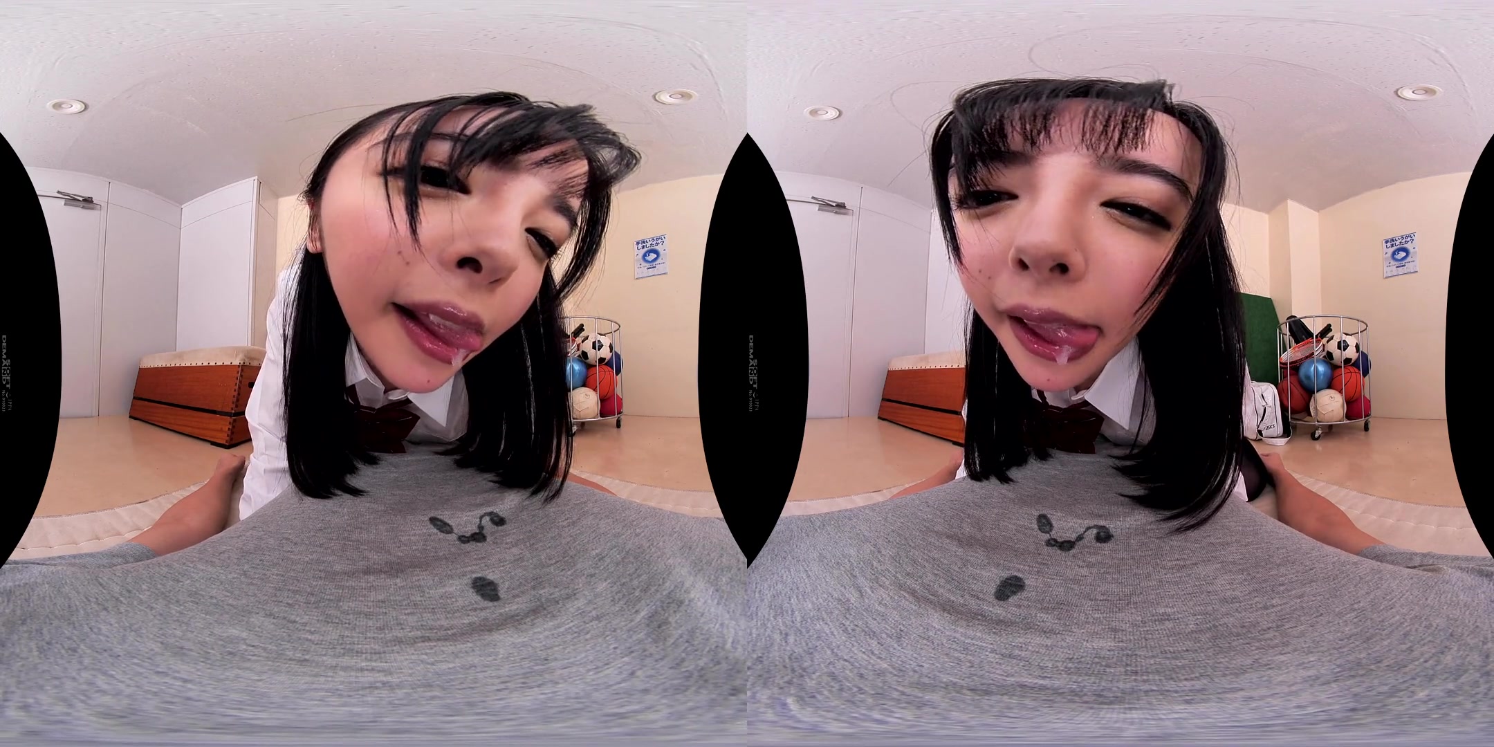 Drool-Drinking VR 2 3 - Drool Spit Asian schoolgirls 18+ Drool Fetish