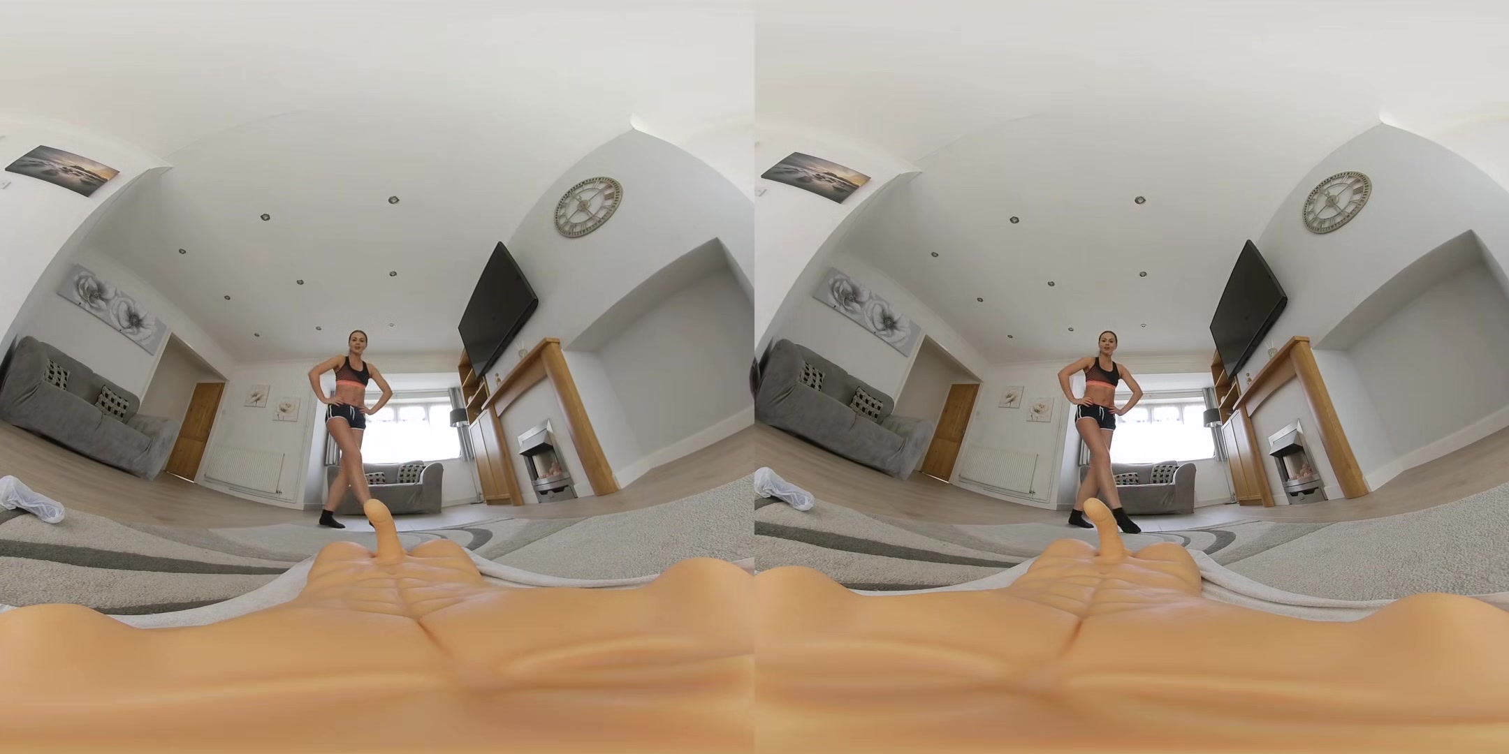 Tina Kay, After Workout Workout; Pornstar Riding Tommy Torso POV VR