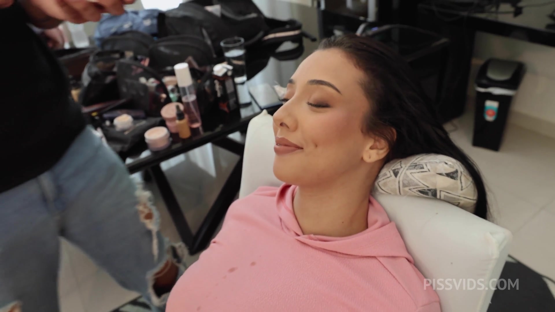 Behind the Scene from The Voluptuous Victoria Beatriz deep throat with Dap pee drink and Hot brazilian piss drinking Natasha Rios gets hardcore anal fucking with DAP 0% Pussy - PissVids