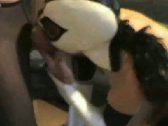 PVC Freak Couple Fucks in Heat