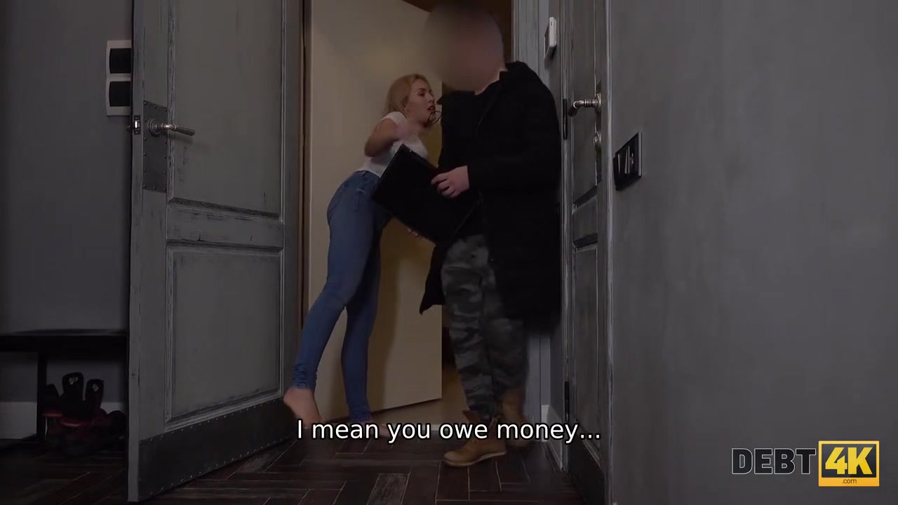 DEBT4k. Hottie sits on face, sucks and rides dick of surprised agent
