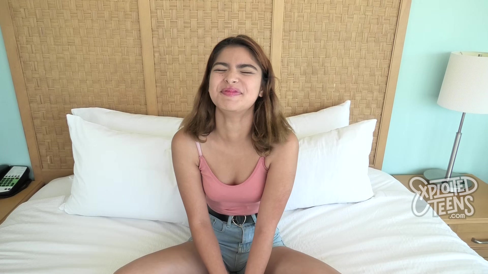 Petite teen 18+ with a Meaty Pussy Swallows a Thick Cock