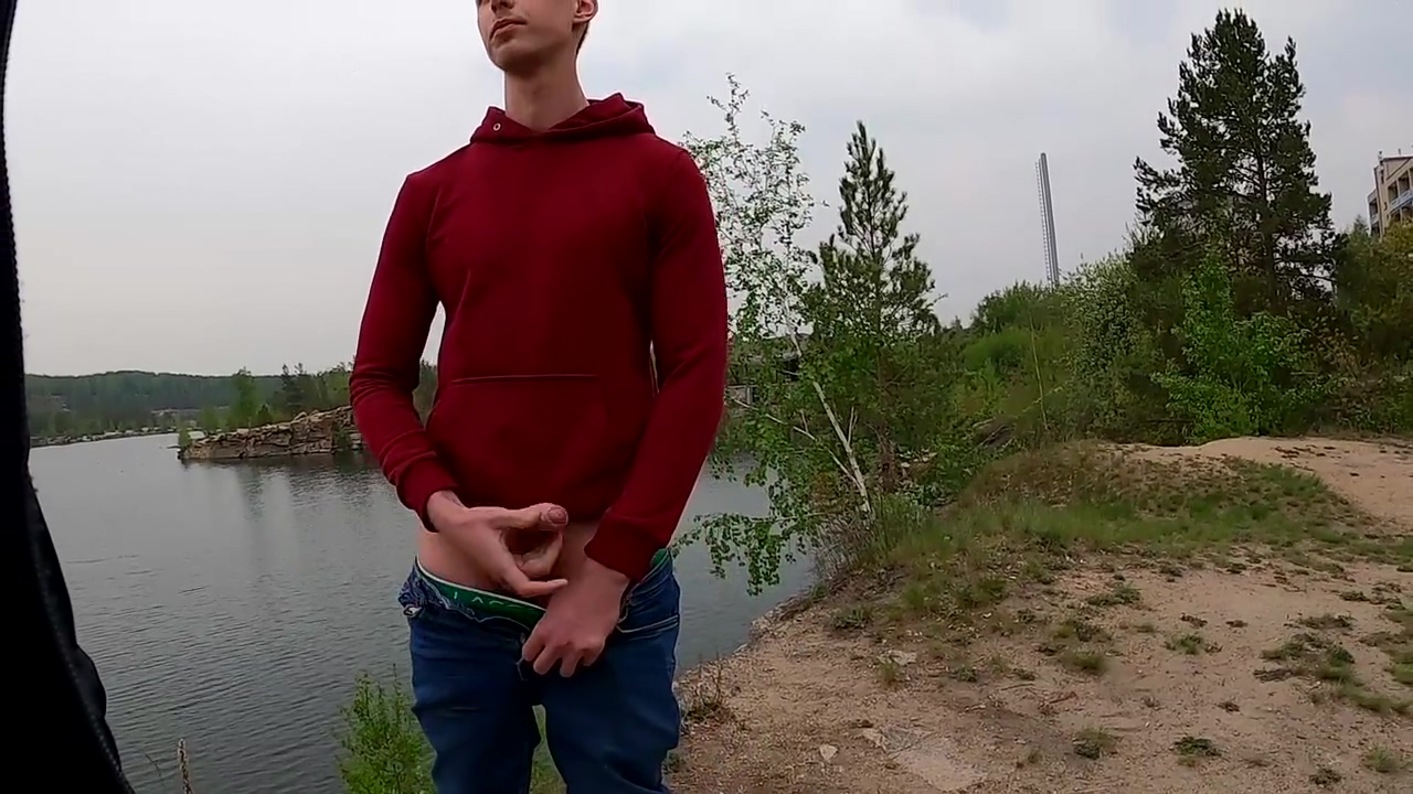 Jerking Off In A Chic Place