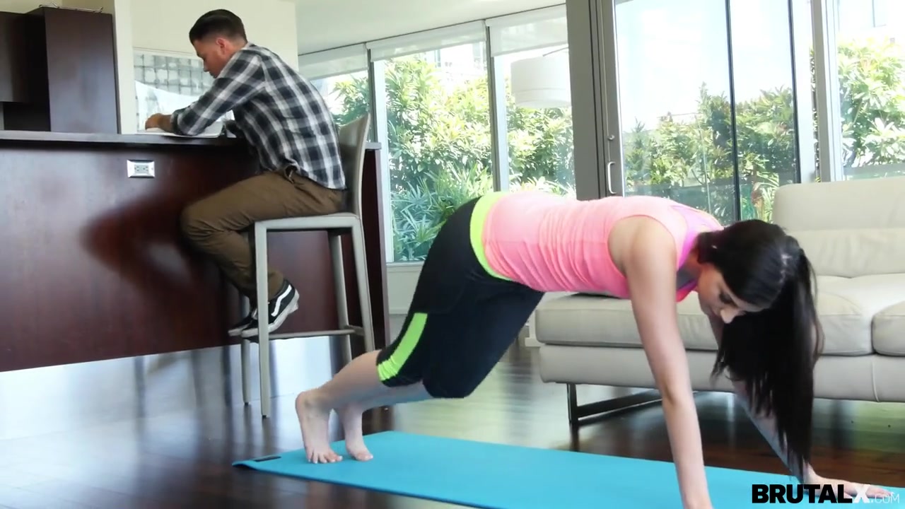 Miranda Miller in Yoga-loving teeny fucked rough