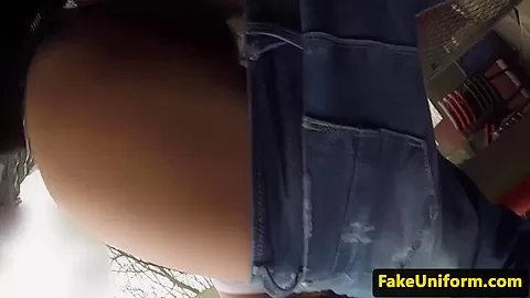 Cheating gf plowed in public by real cop