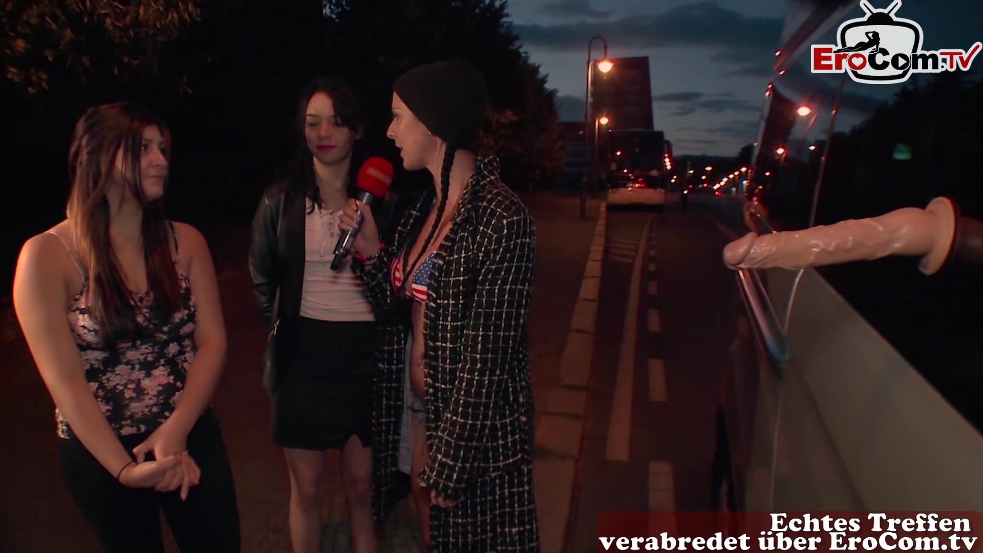 Public street sex casting with german teens 18+ and tourist