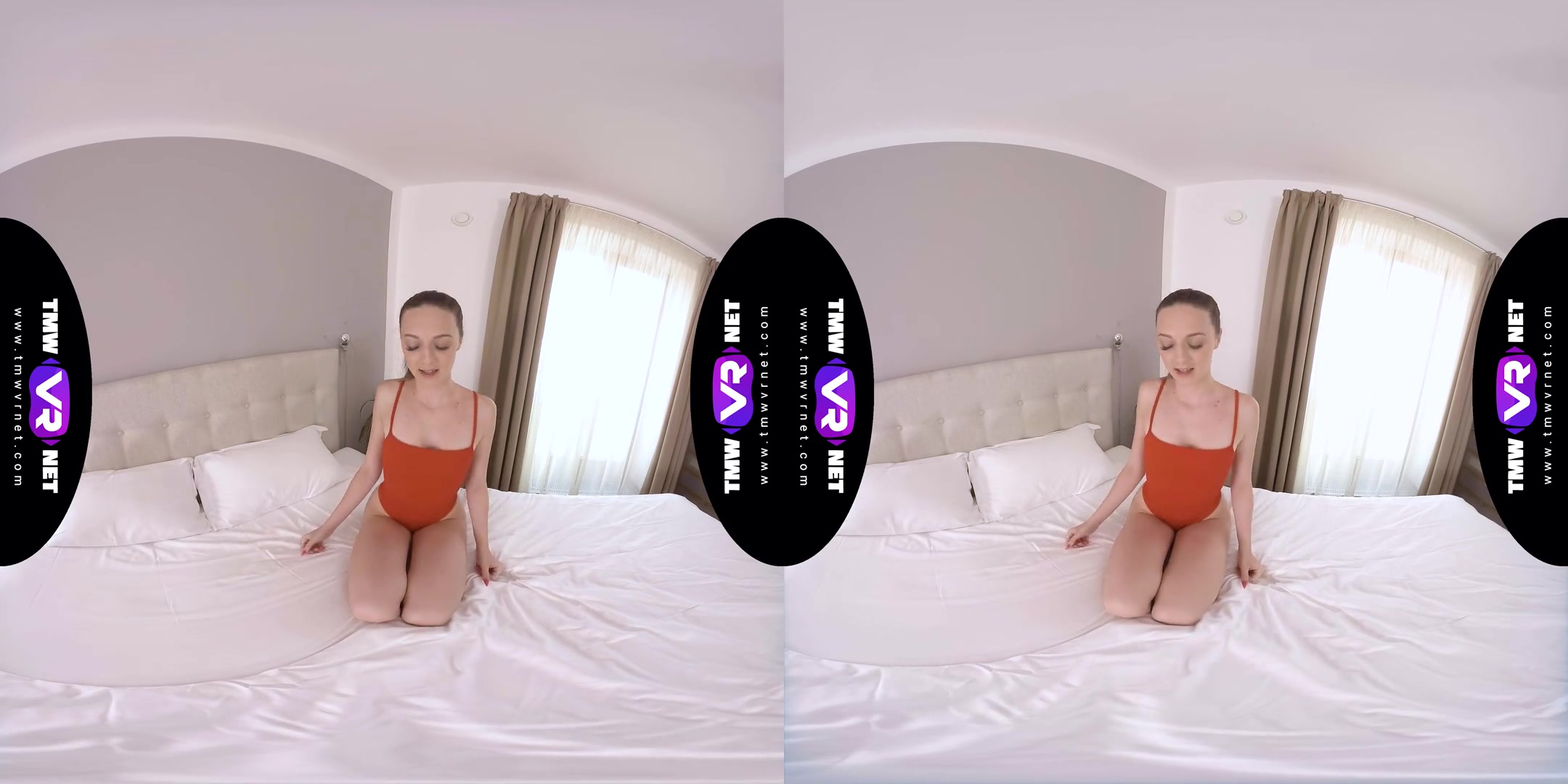 Getting Solo Orgasm When Waiting - Sexy Petite teen 18+ Masturbating on the Bed