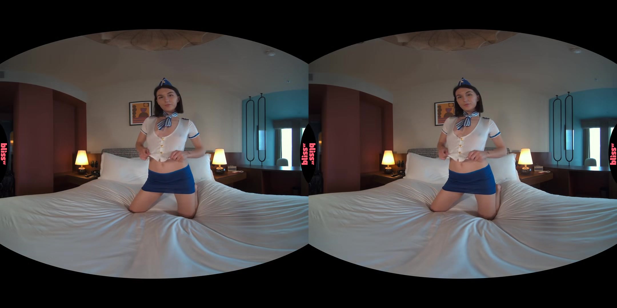 Stewardess Seduction Passthrough Sex