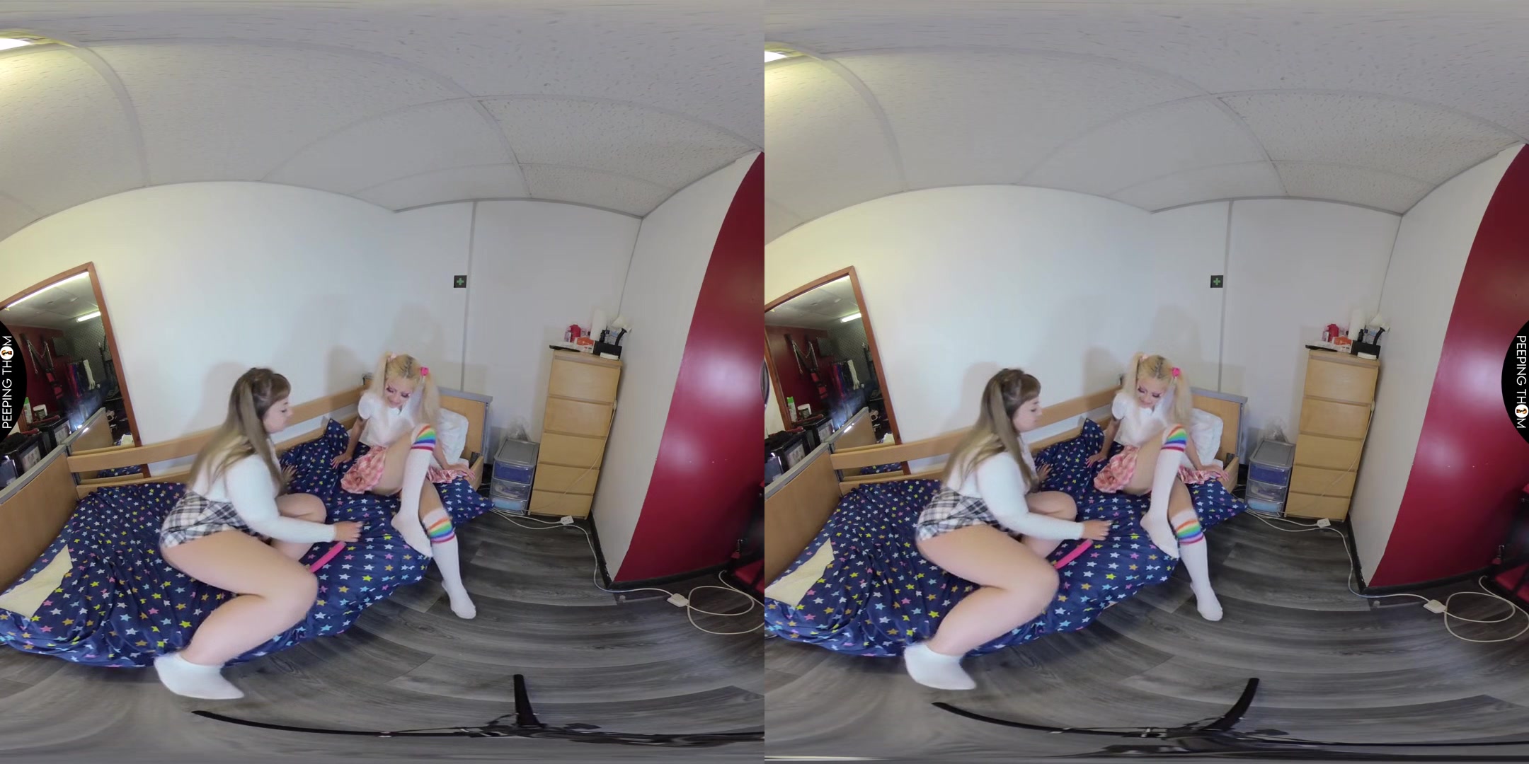We Found Toys - Lesbian Teen 3D Porn Voyeur - SexLikeReal