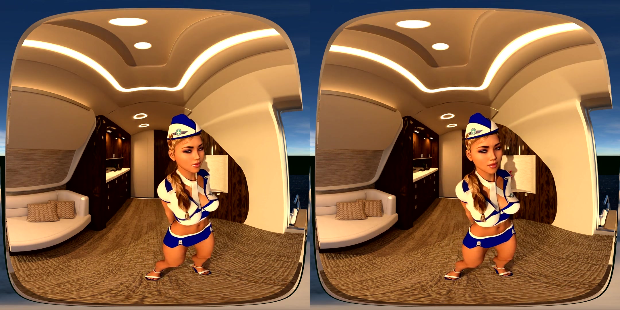 Private Jet Me - CGI Babe Hardcore - SkinRays - SexLikeReal