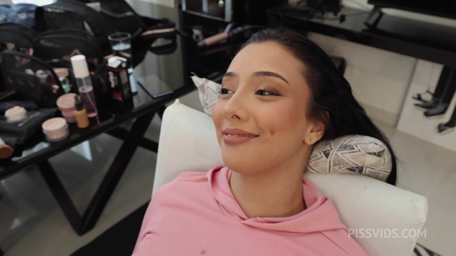 Behind the Scene from The Voluptuous Victoria Beatriz deep throat with Dap pee drink and Hot brazilian piss drinking Natasha Rios gets hardcore anal fucking with DAP 0% Pussy - PissVids