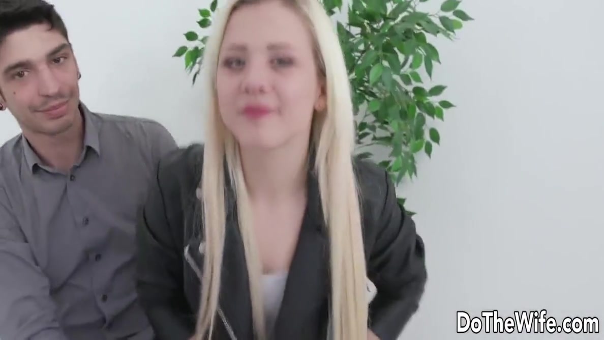 Hot Petite Wife Swallows In Front Of Her Hopeless Cuckold With Anna Rey