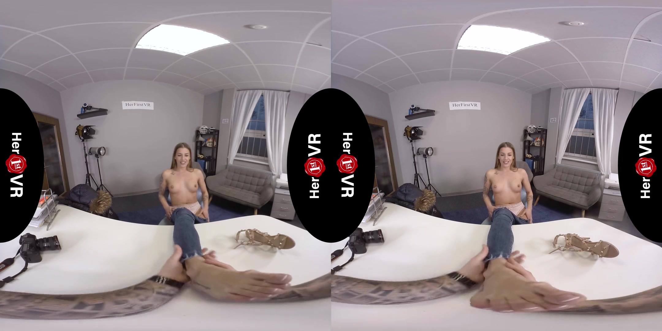Silvia Dellai - VR Casting; Cute Shy Blonde Babe Amateur VR