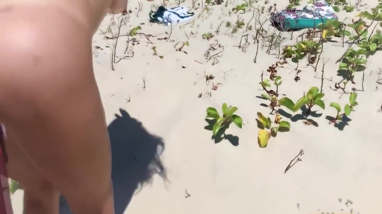Cum In The Ass Of A Stranger On The Beach