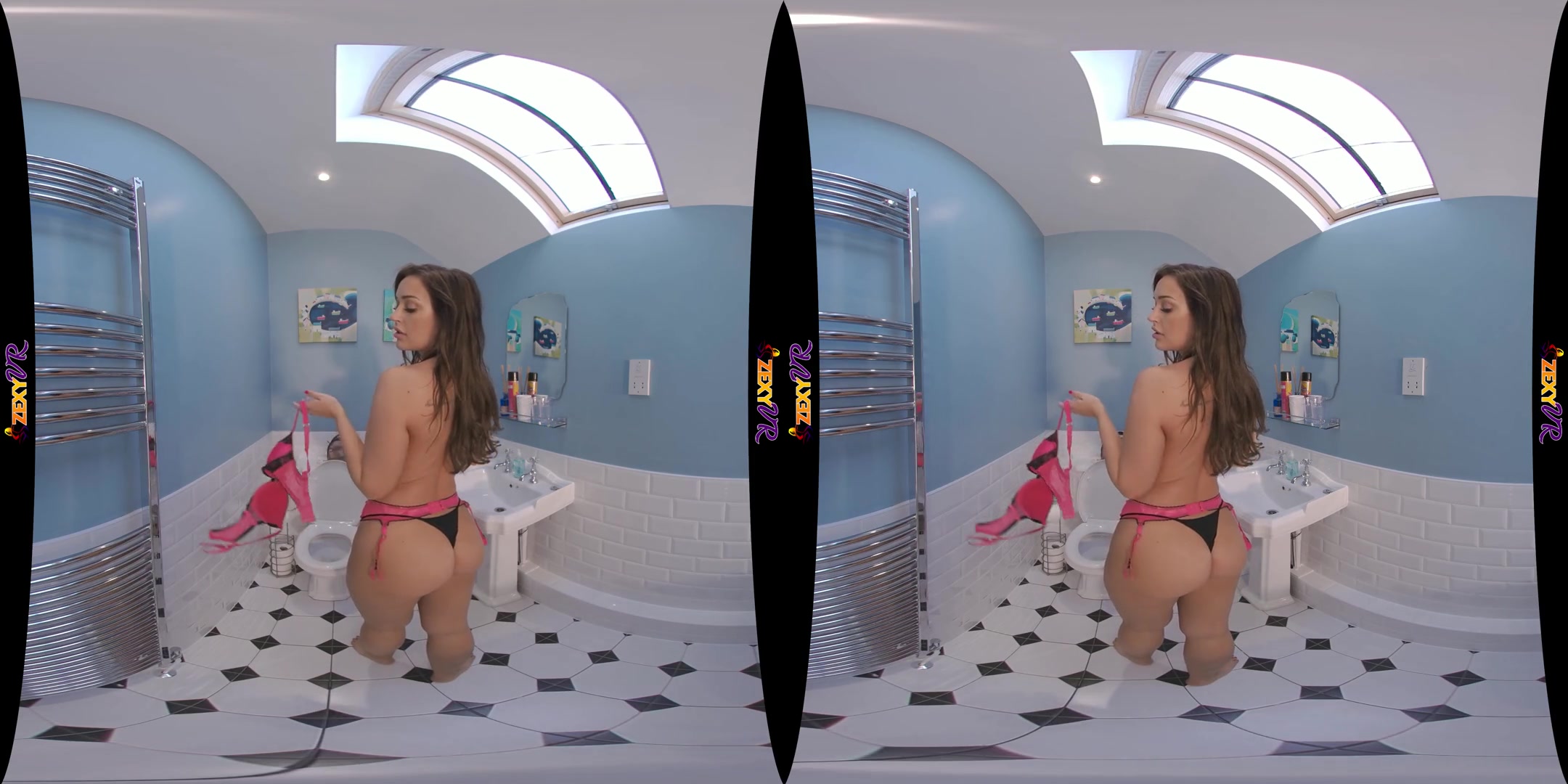 Bathe With Me Pt1 - Babe with Big Tits in the Bathroom