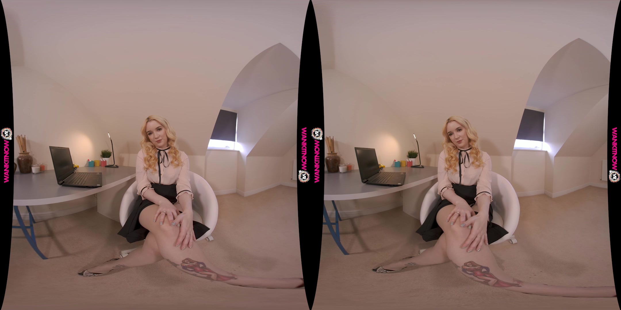 Office Gossip featuring Lana - WankitNowVR