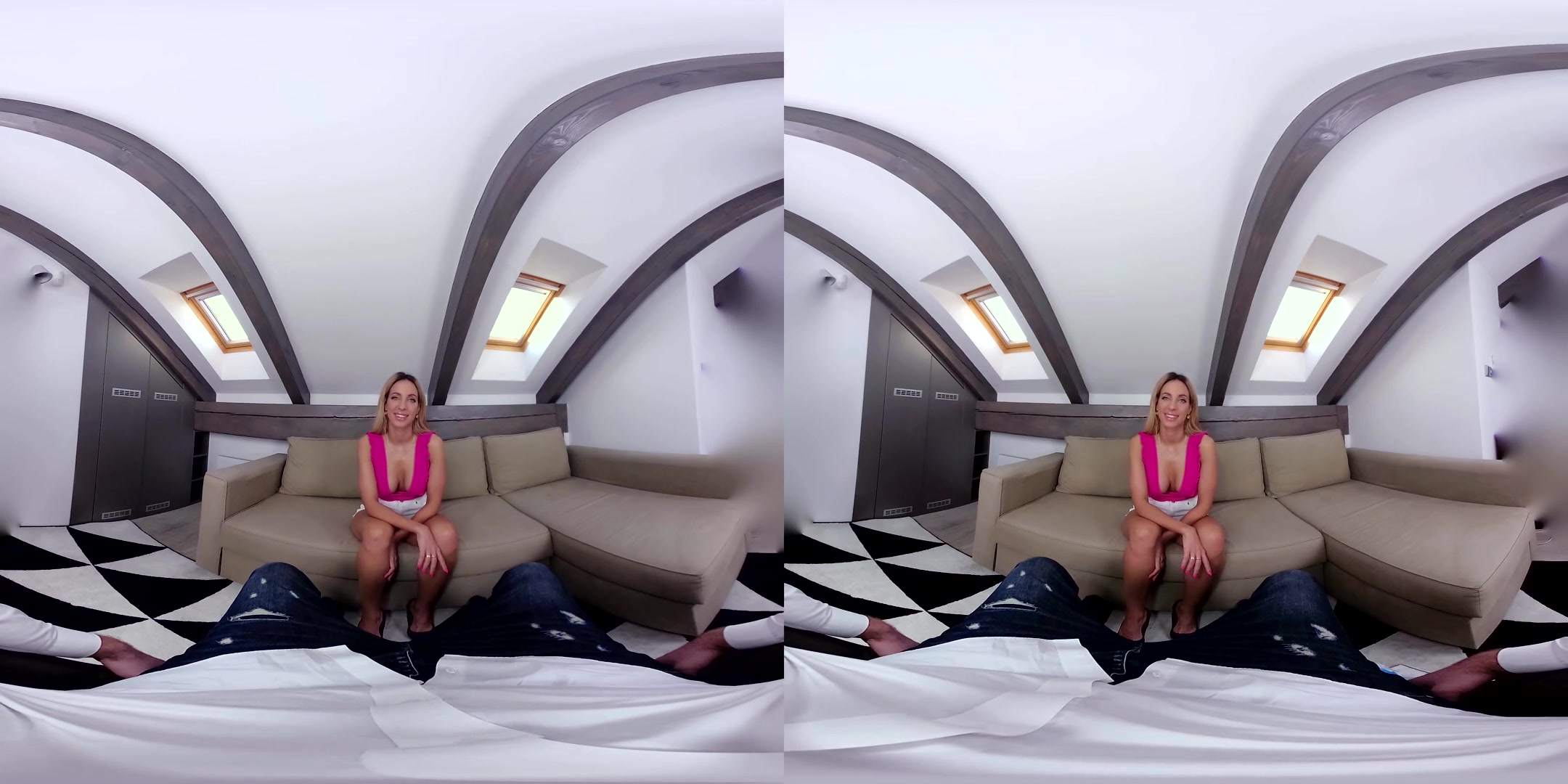 Cock Required - Big Tits Blonde Riding Audition