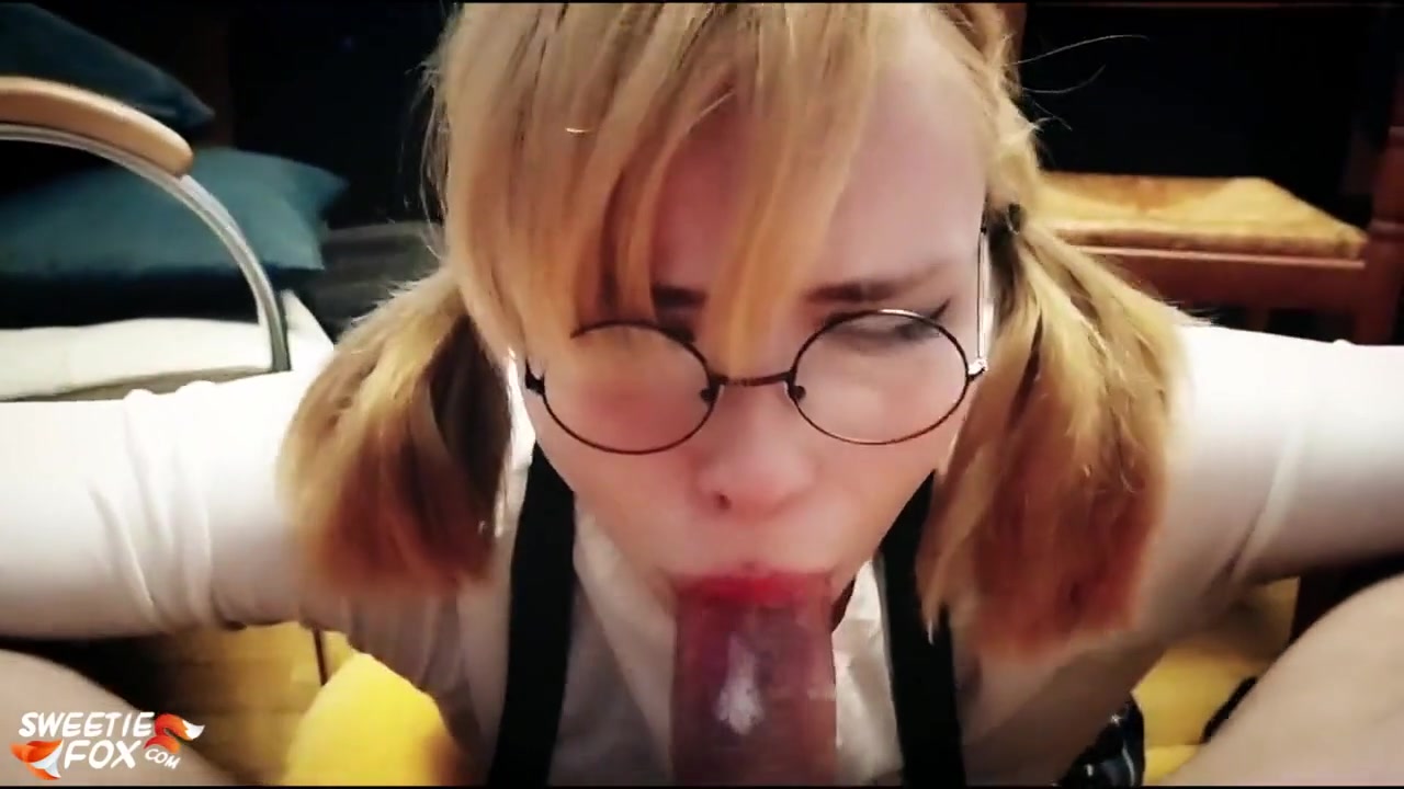 Honey teenager 18+ Deep Sucking Big Cock - Cum In Mouth