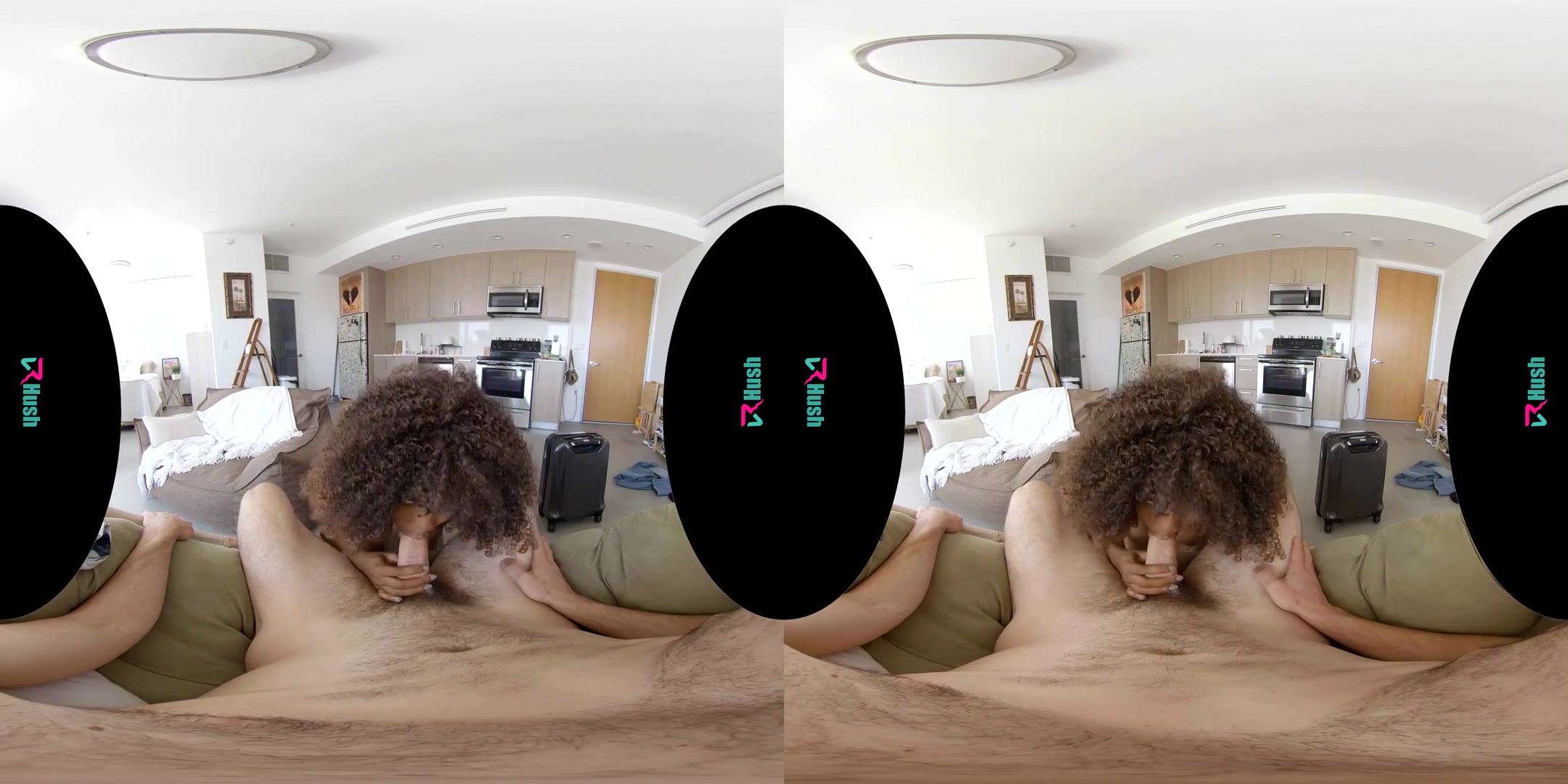 I'm Just Here To Grab My Stuff - Interracial Hardcore POV Sex with a Stunning Black Babe