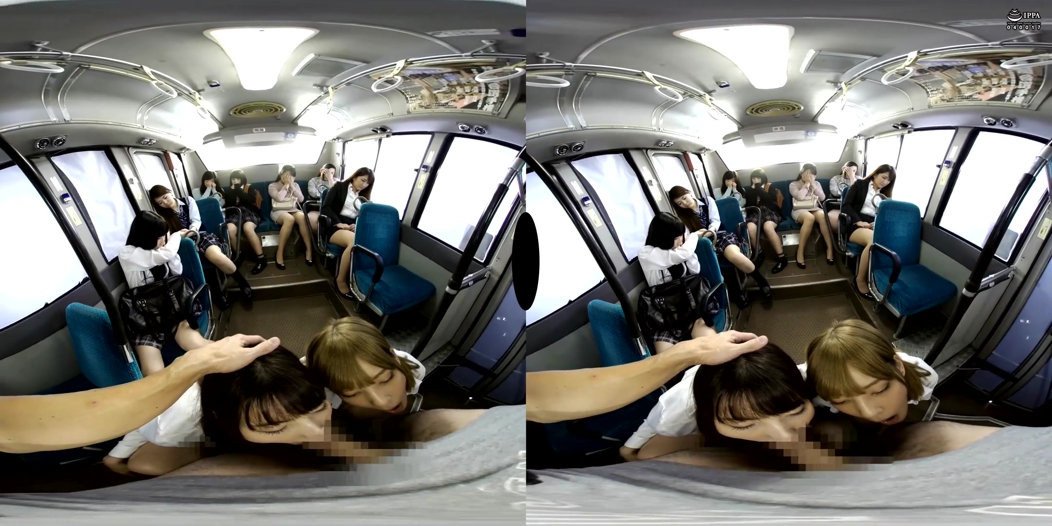 Yui Hatano & Mikako Abe in Yui Hatano and Mikako Abe Stop the Time on a Bus VR 2 - PetersMAX