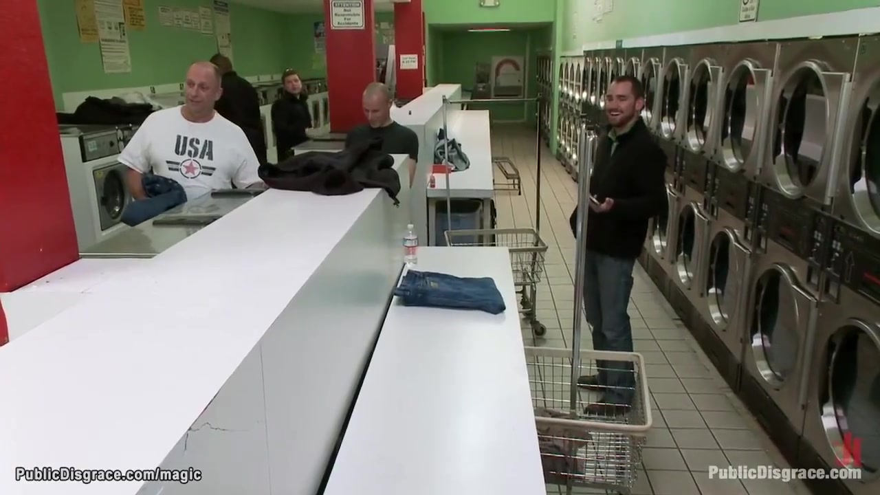 Bound teen 18+ Fucked At Laundromat