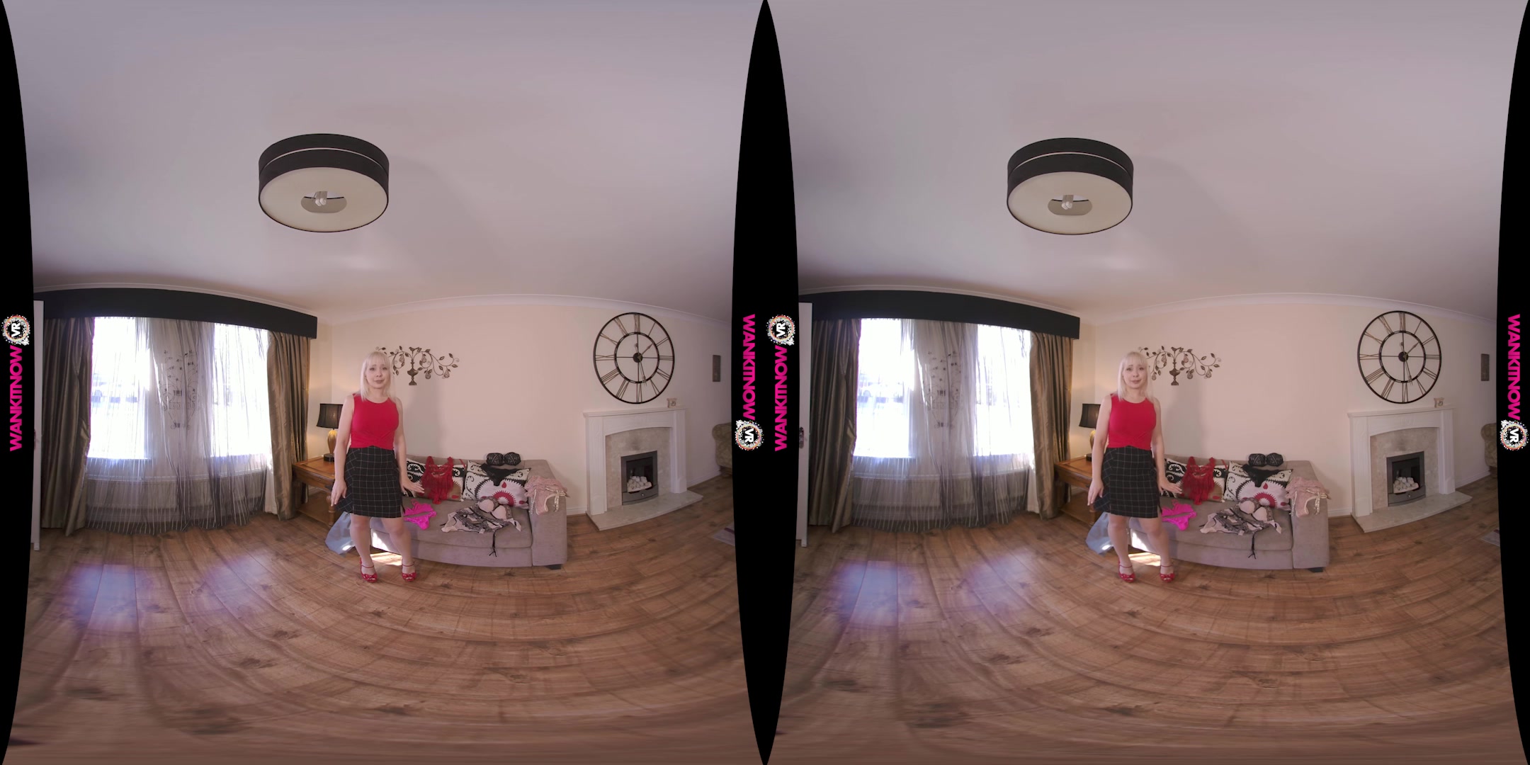 Lingerie Taster featuring Cherry English - WankitNowVR