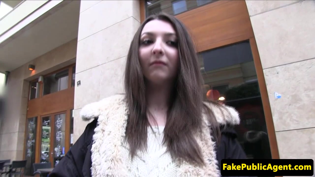 Pickedup teen 18+ honey takes sperm in mouth